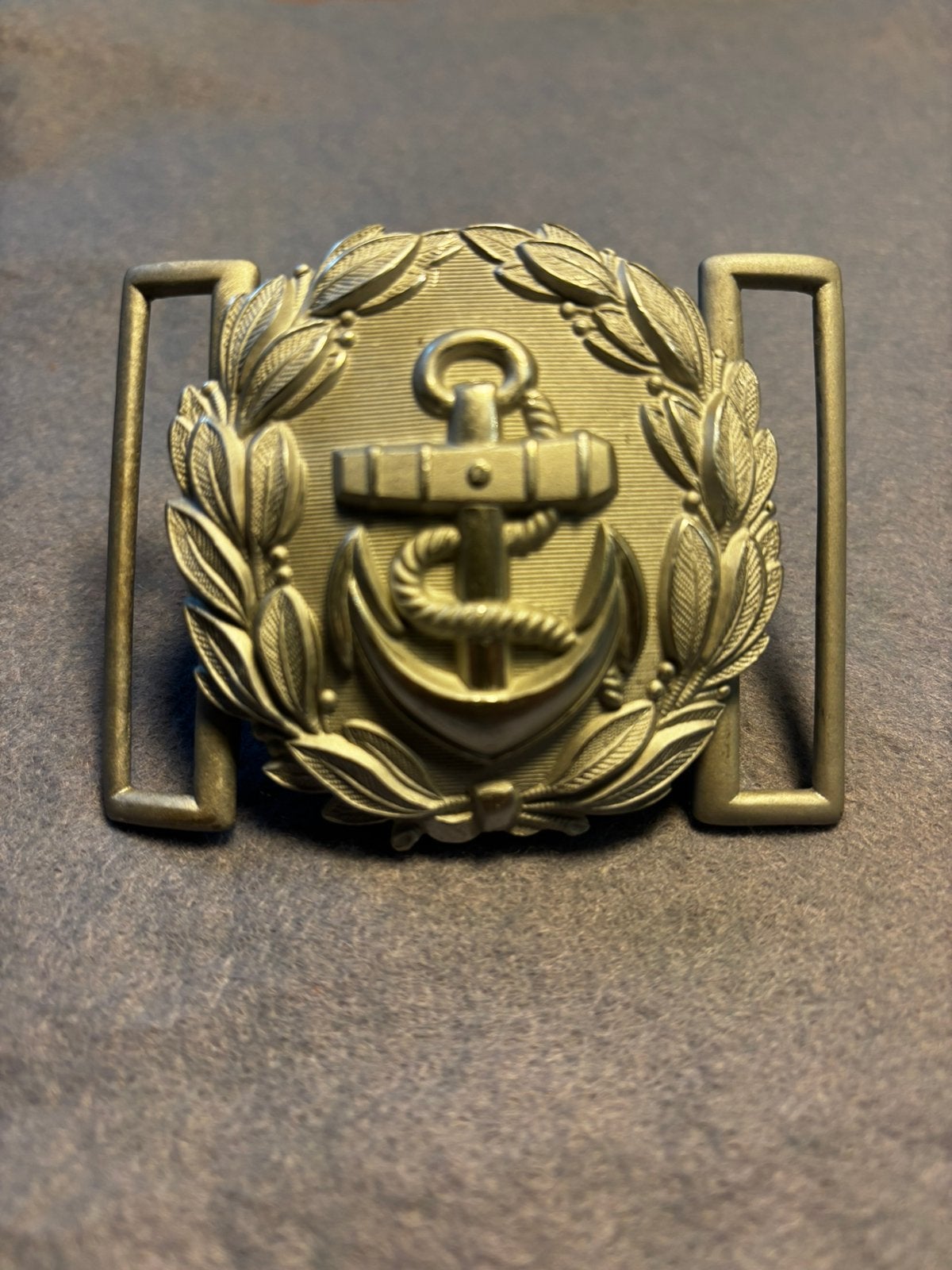 Kriegsmarine koppelslot  beamter officier, Verzamelen, Ophalen of Verzenden, Marine, Duitsland, Embleem of Badge