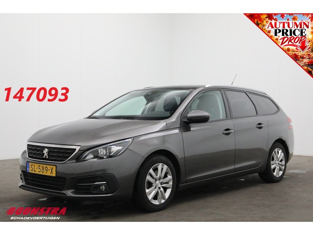 Peugeot 308 SW 1.2 PureTech Active Pano Navi Cruise Clima Ap, Auto's, Voorwielaandrijving, Stof, Gebruikt, Euro 6