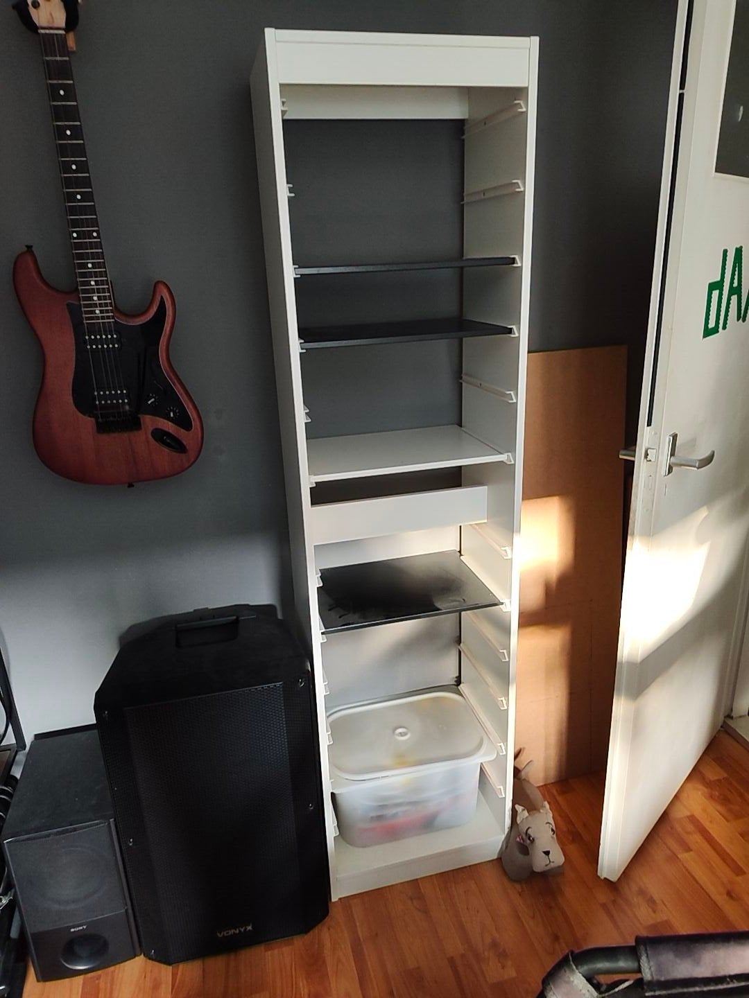 Witte IKEA Platsa Kast met Planken, Ophalen, Gebruikt