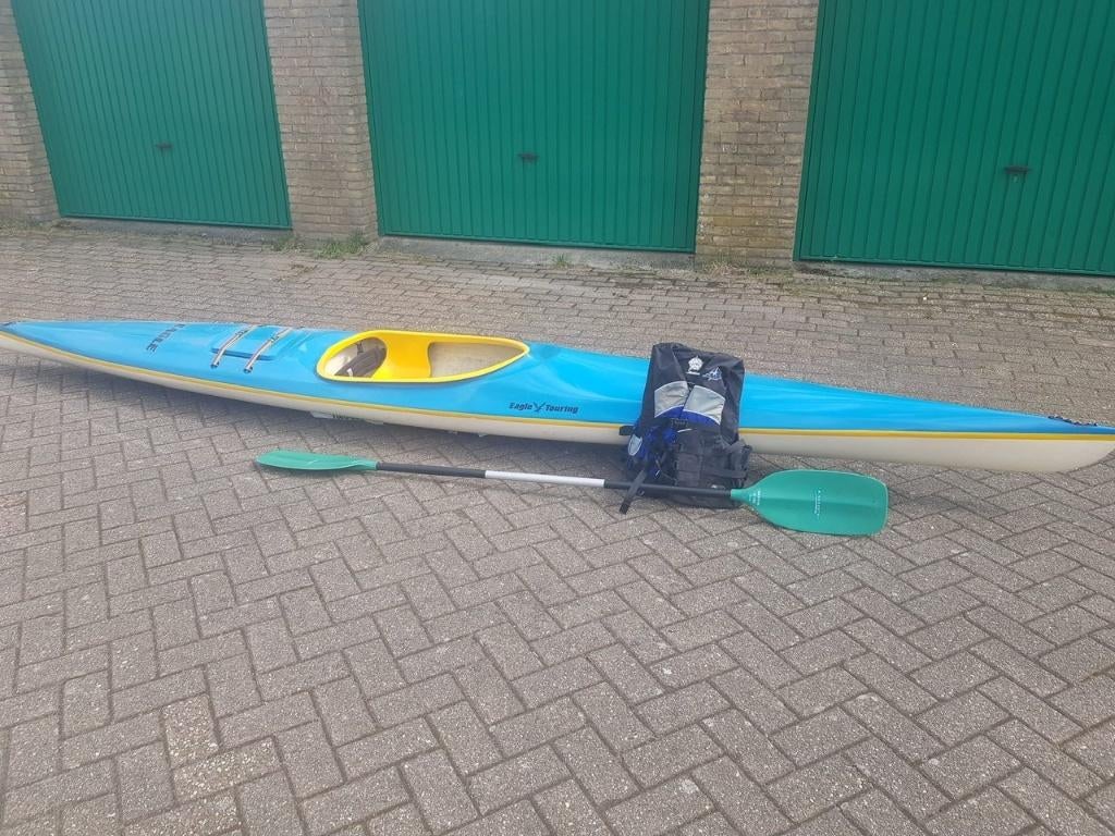 Kajak Eagle Touring met apart compartiment., Watersport en Boten, Ophalen, Gebruikt, 1-persoons