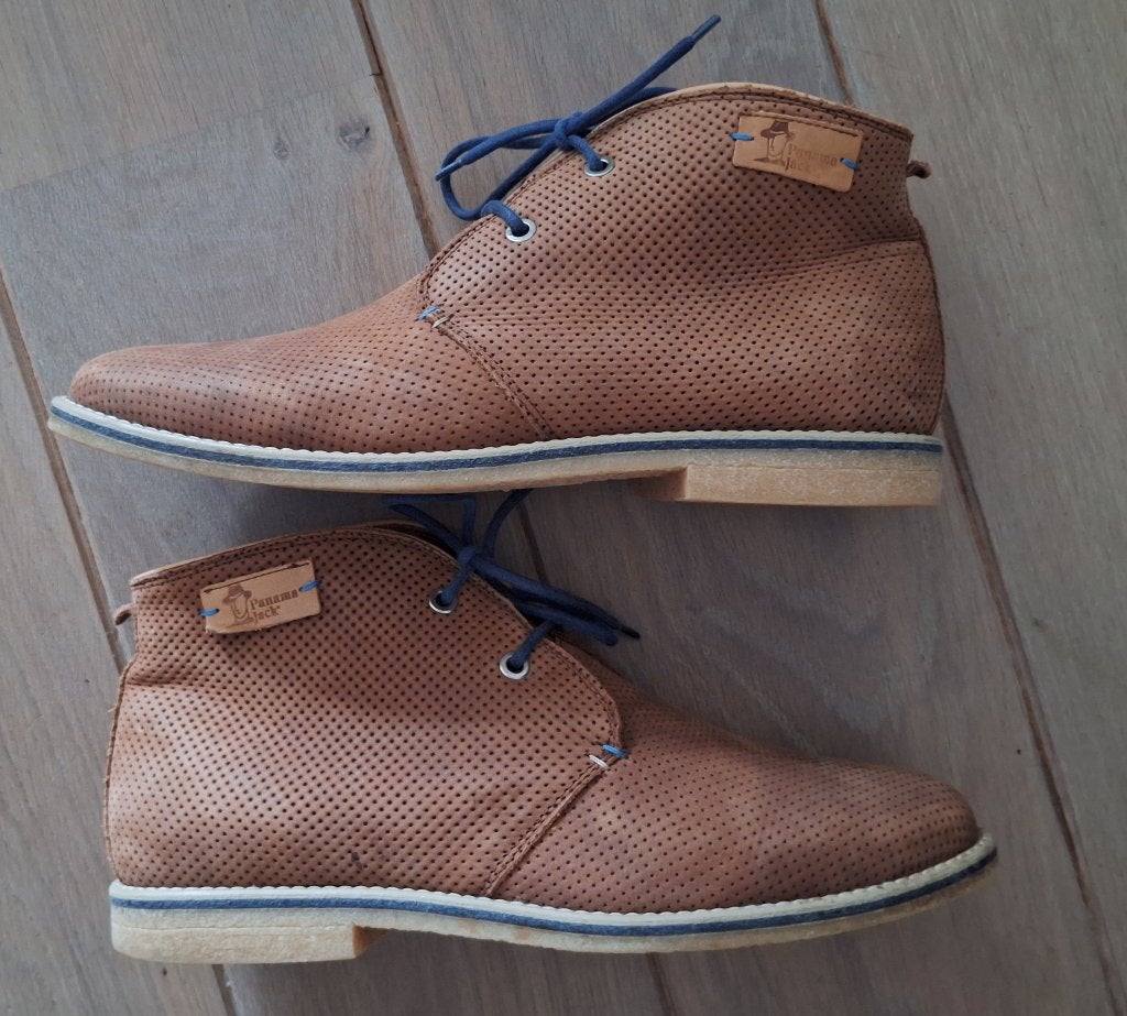 Panama Jack zomerse schoenen leder maat 41, Bruin, Boots, Ophalen of Verzenden, Gedragen