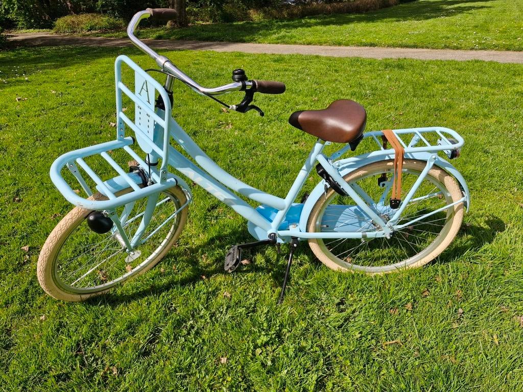 Turqause fiets, Ophalen, Terugtraprem, 24 inch, Nieuw