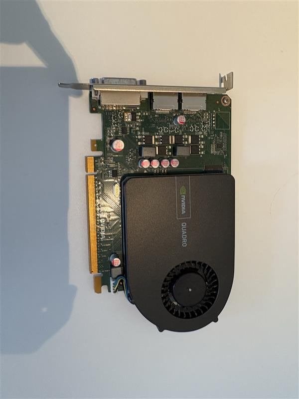 NVIDIA Quadro 2000 videokaart – Werkend, Ophalen, DVI, PCI, Nvidia