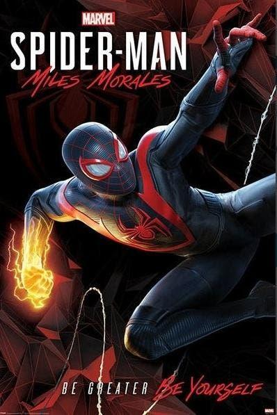 Spiderman Maxi Poster - Miles Morales Muurposter, Verzamelen, Posters, Rechthoekig Staand, Nieuw, Ophalen of Verzenden, A1 t/m A3