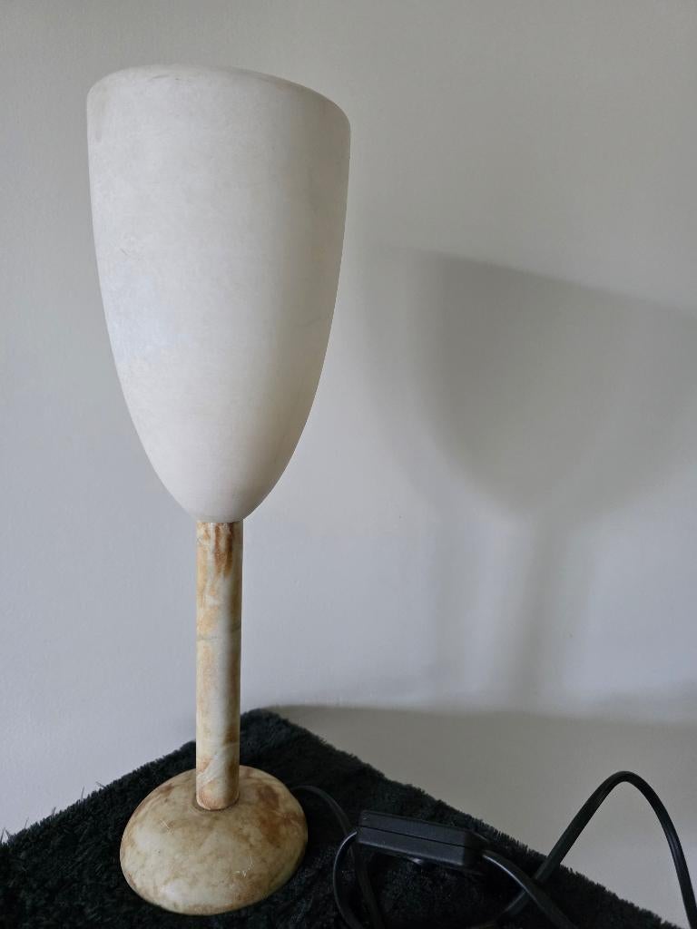Vintage Pegasam Albasten tafellamp, Ophalen, Zo goed als nieuw, Overige materialen, Minder dan 50 cm