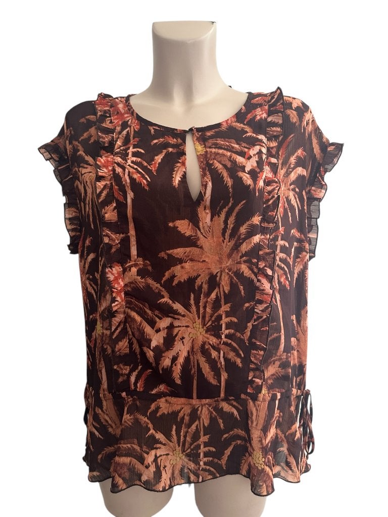 Scotch & Soda top L, Kleding | Dames, Blouses en Tunieken, Zo goed als nieuw, Zwart, Ophalen of Verzenden