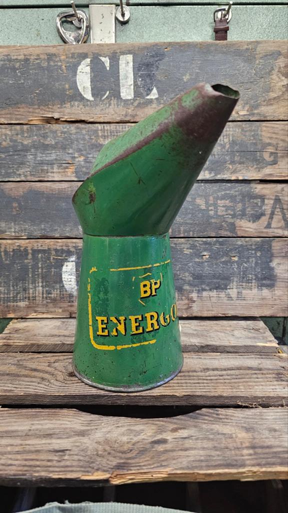 BP energol olieschenkkan, Verzamelen, Merken en Reclamevoorwerpen, Ophalen of Verzenden, Gebruikt