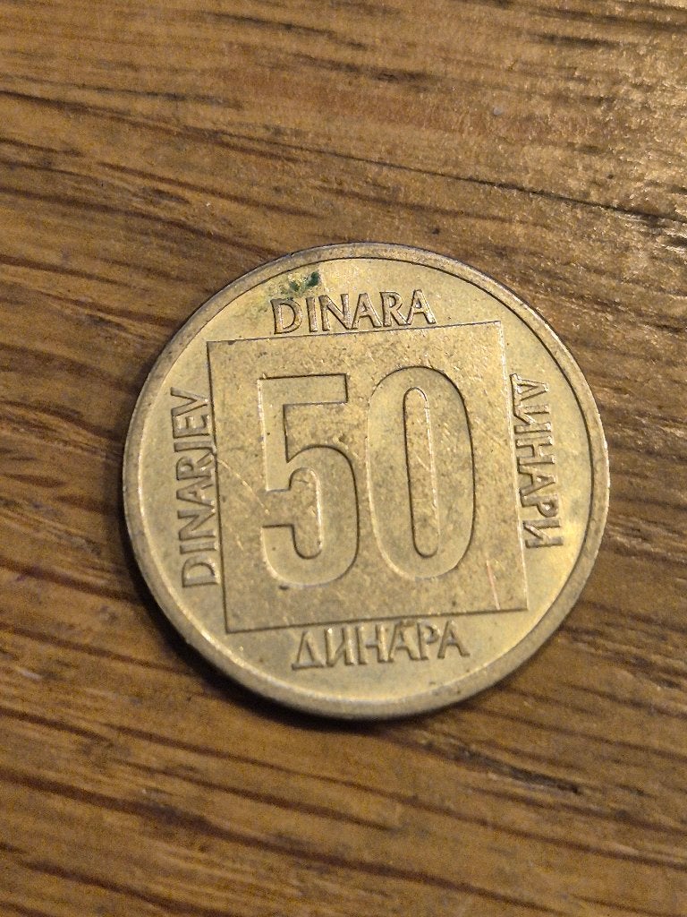 Joegoslavië - 50 Dinar 1988, Verzenden, Joegoslavië, Losse munt