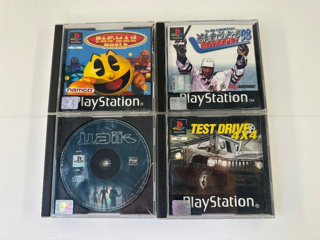 Playstation 1 games 4 stuks zonder front cover - PS1, Gebruikt, Playstation, Overige genres, Onbekend