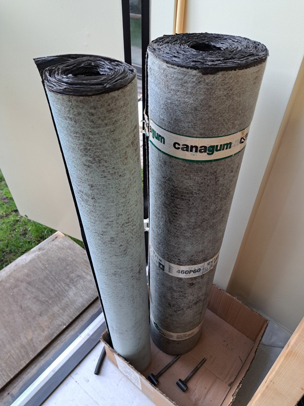 canagum onderlaag bitumen 460P60, Ophalen, Overige materialen, Zwart, Nieuw