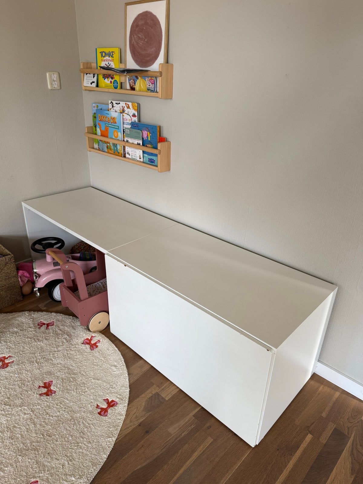 IKEA Småstad opbergbank/speelgoedkist in gebruikte staat, Ophalen, Gebruikt, Kast
