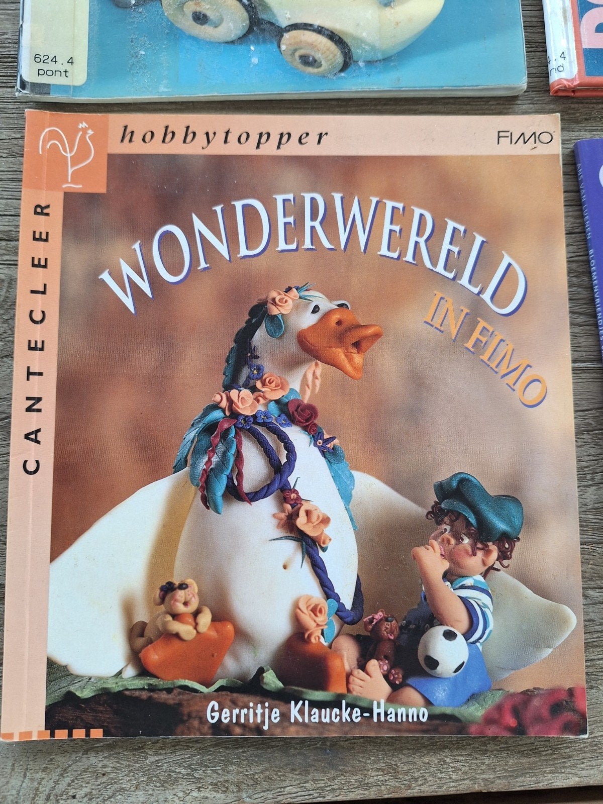 9x Fimoklei Boekjes: Creatief Kleien voor Jong & Oud, Gelezen, Diverse auteurs, Ophalen of Verzenden, Geschikt voor kinderen