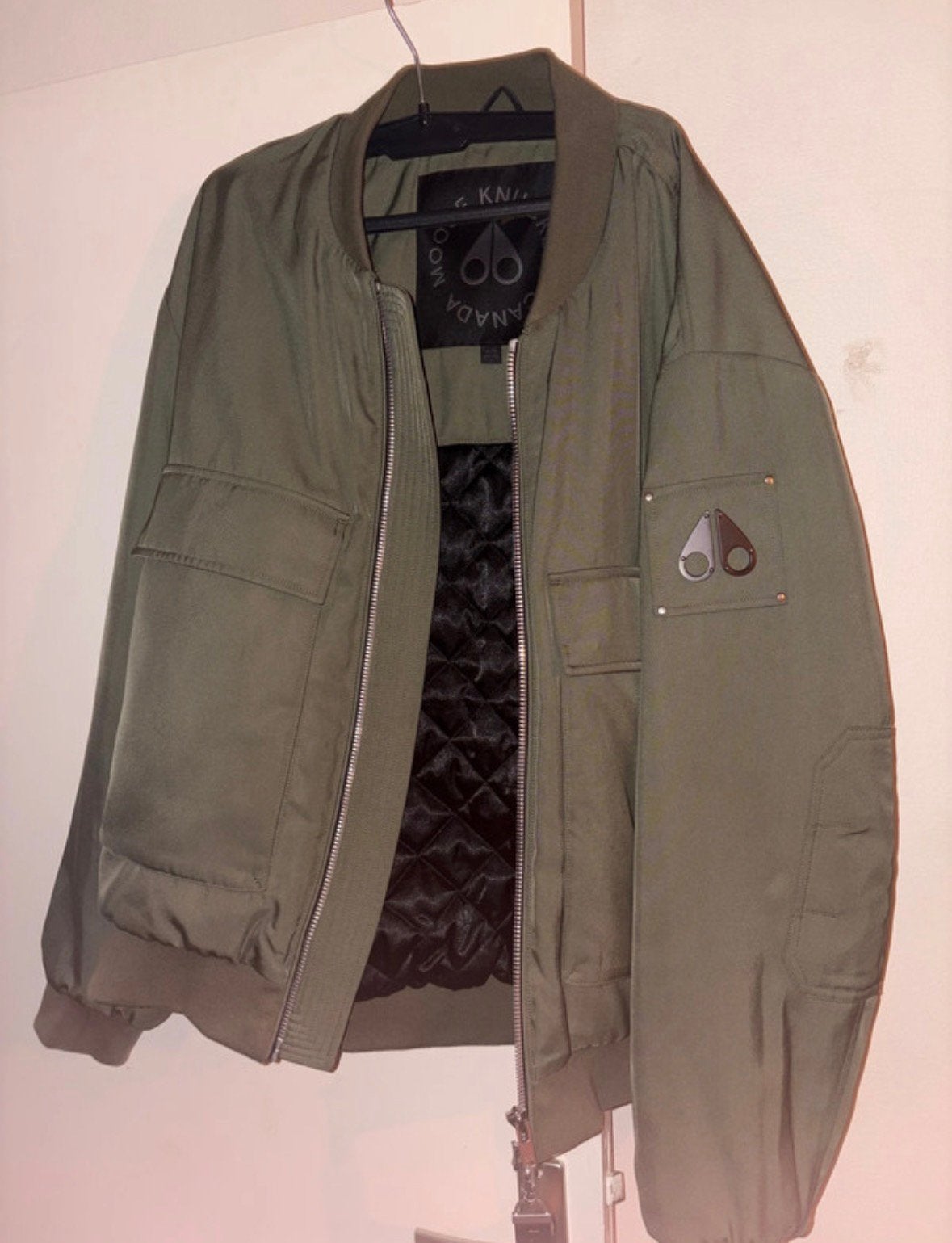 Moose knuckles bomber origineel!, Ophalen of Verzenden, Zo goed als nieuw, Maat 56/58 (XL), Zwart