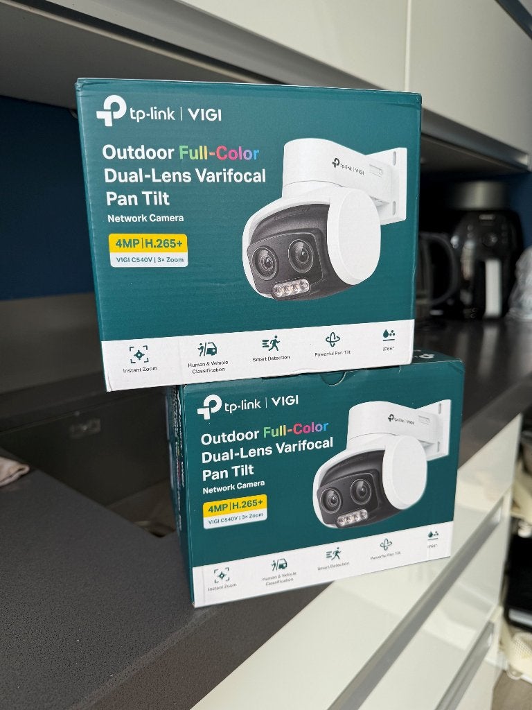 TP-LINK Omada IPCam VIGI C540V 4MP Full-Color, Ophalen of Verzenden, Zo goed als nieuw, Buitencamera