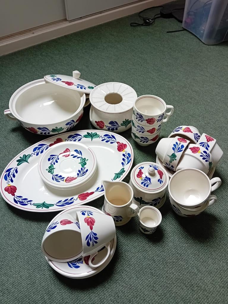 Boerenbond servies, Antiek en Kunst, Antiek | Servies compleet, Ophalen