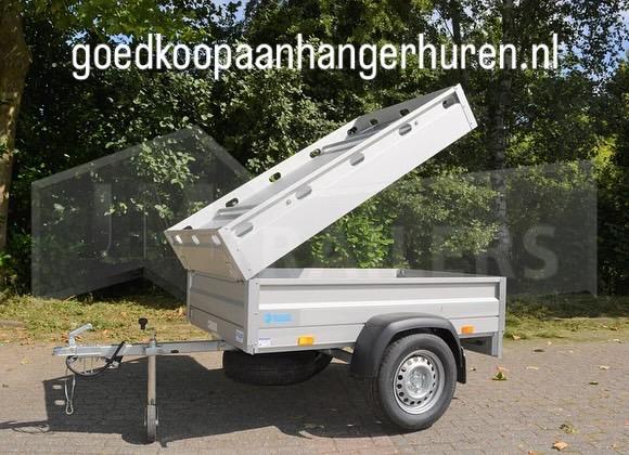 Bagagewagen Hapert Amigo tot 750 kg b rijbewijs te huur, Ophalen, Zo goed als nieuw