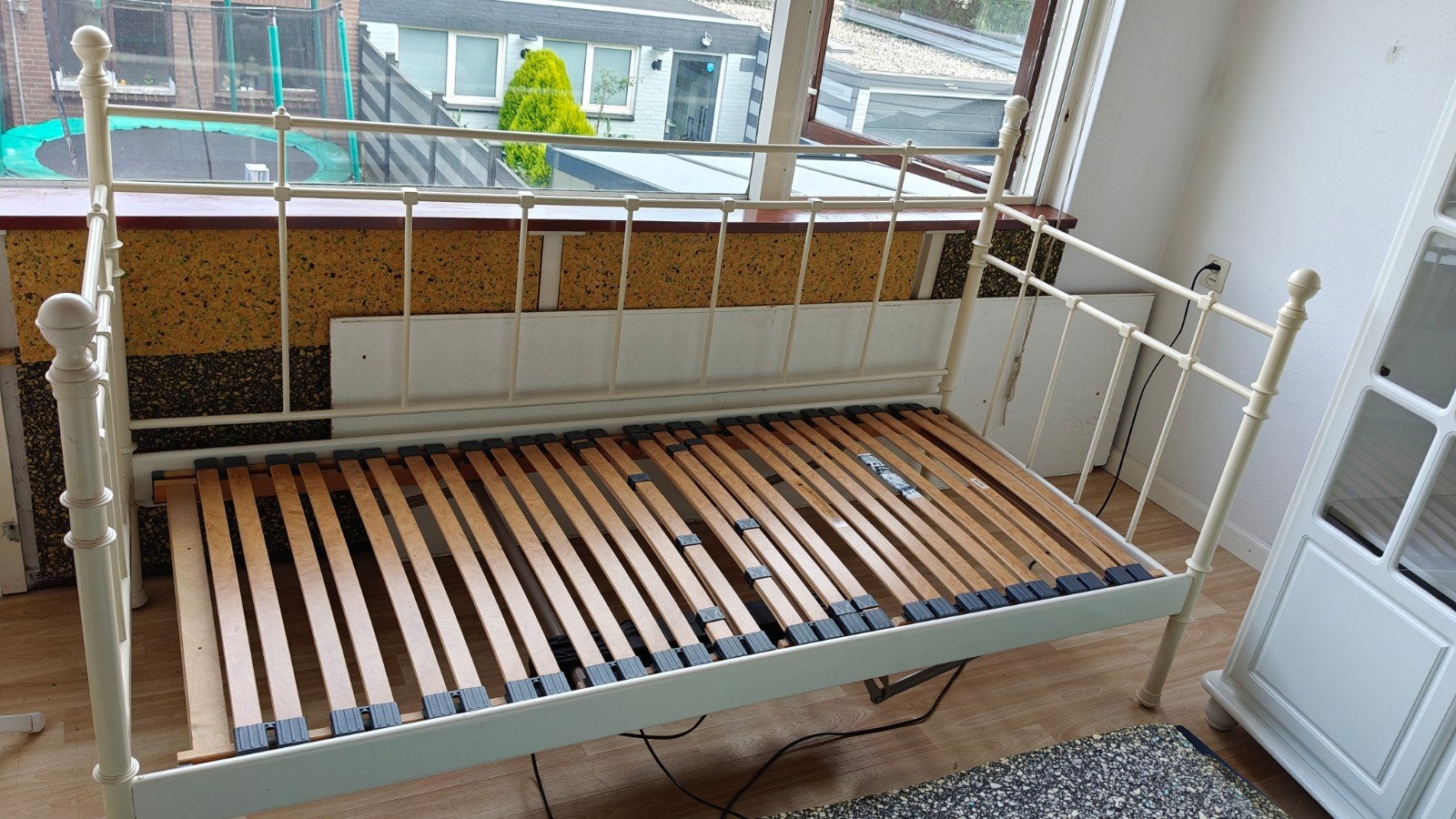 Bed met verstelbare bodem, Huis en Inrichting, Ophalen, Gebruikt, 90 cm, Eenpersoons