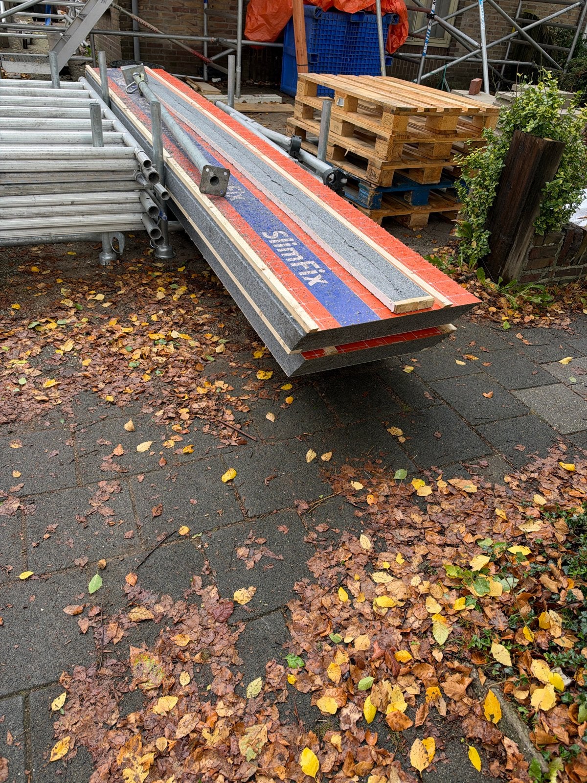 2 Dakplaten SlimFix, 440cm lang, 65cm en 60cm breed, Overige materialen, Gebruikt, 5 tot 10 m², Grijs