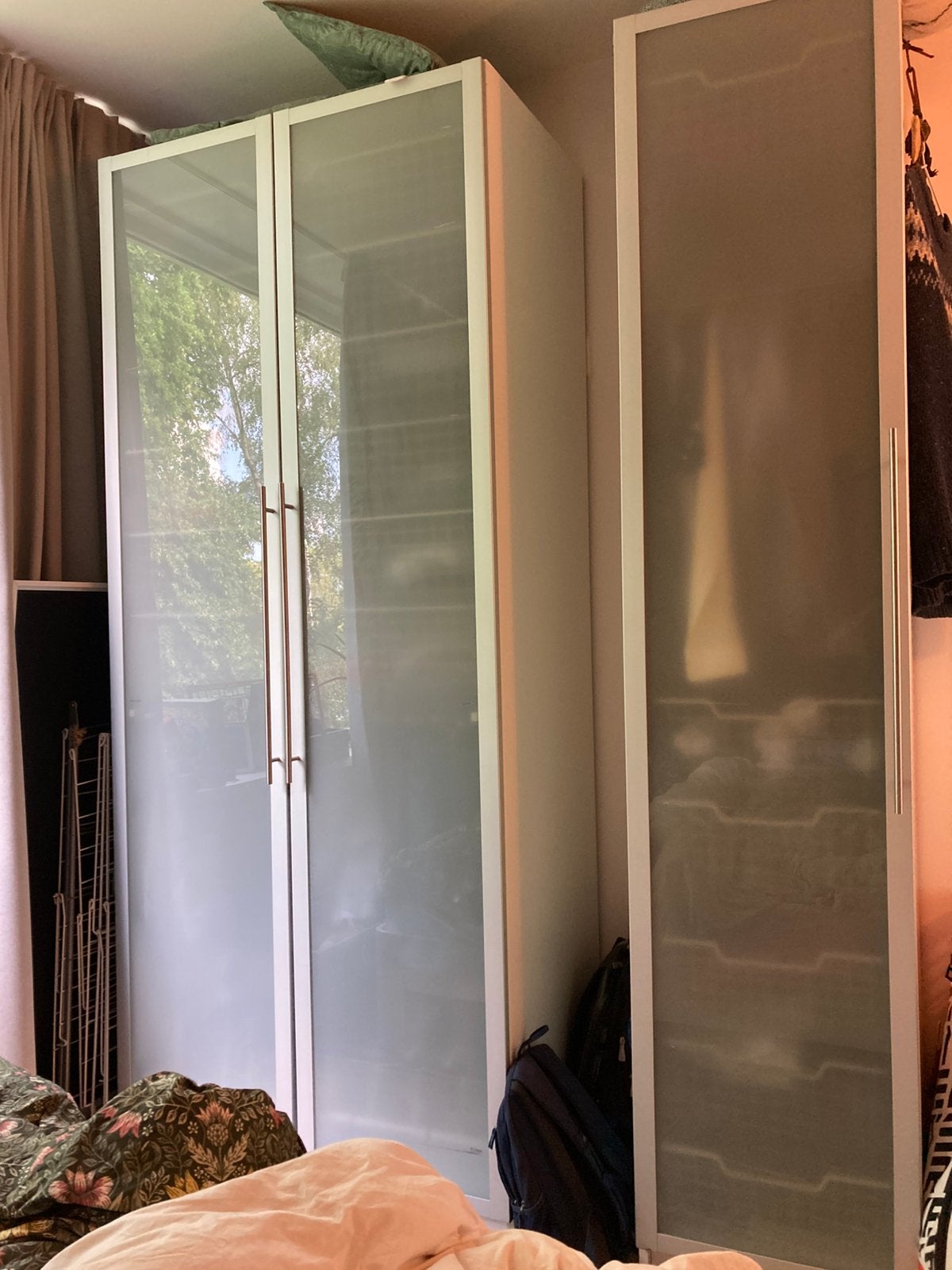 Kledingkast, Huis en Inrichting, Kasten | Kledingkasten, Ophalen, Gebruikt, 50 tot 75 cm, 200 cm of meer