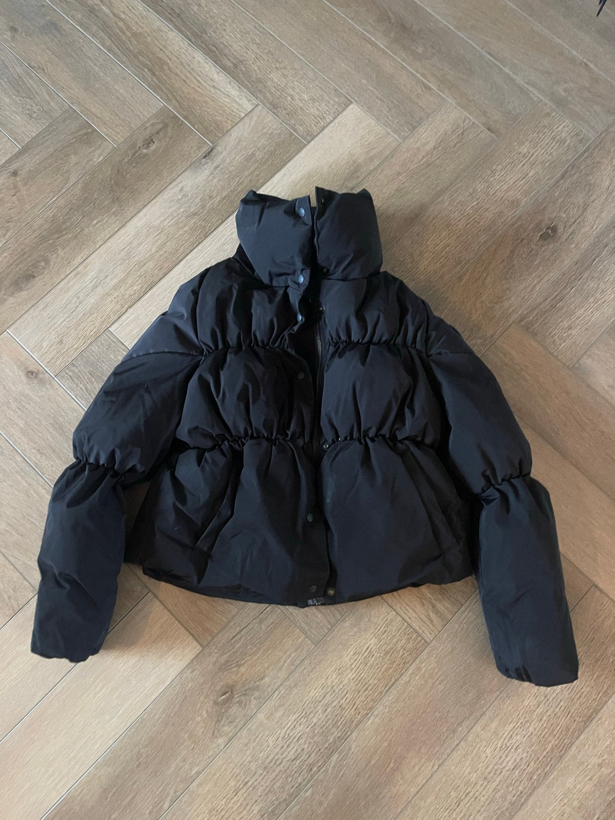 Zwarte Airforce Puffer Jas Maat S, Verzenden, Zo goed als nieuw, Maat 36 (S), Zwart