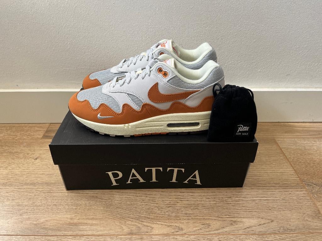 Patta x Nike Air Max 1 Waves Monarch — US 7 / EU 40 — DS, Overige kleuren, Nike, Nieuw, Ophalen of Verzenden