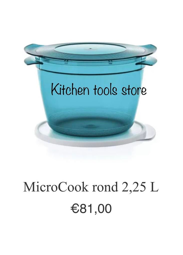 Tupperware MicroCook Rond 2,25 L magnetronschaal voorrraad, Huis en Inrichting, Keuken | Tupperware, Ophalen of Verzenden, Nieuw