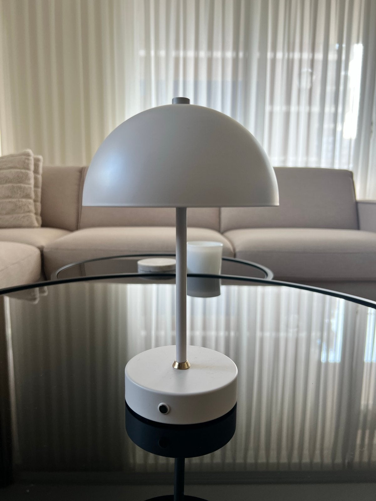 Moderne draadloze tafellamp - Wit, oplaadbaar, Ophalen, Nieuw, Wit, Sfeerlamp