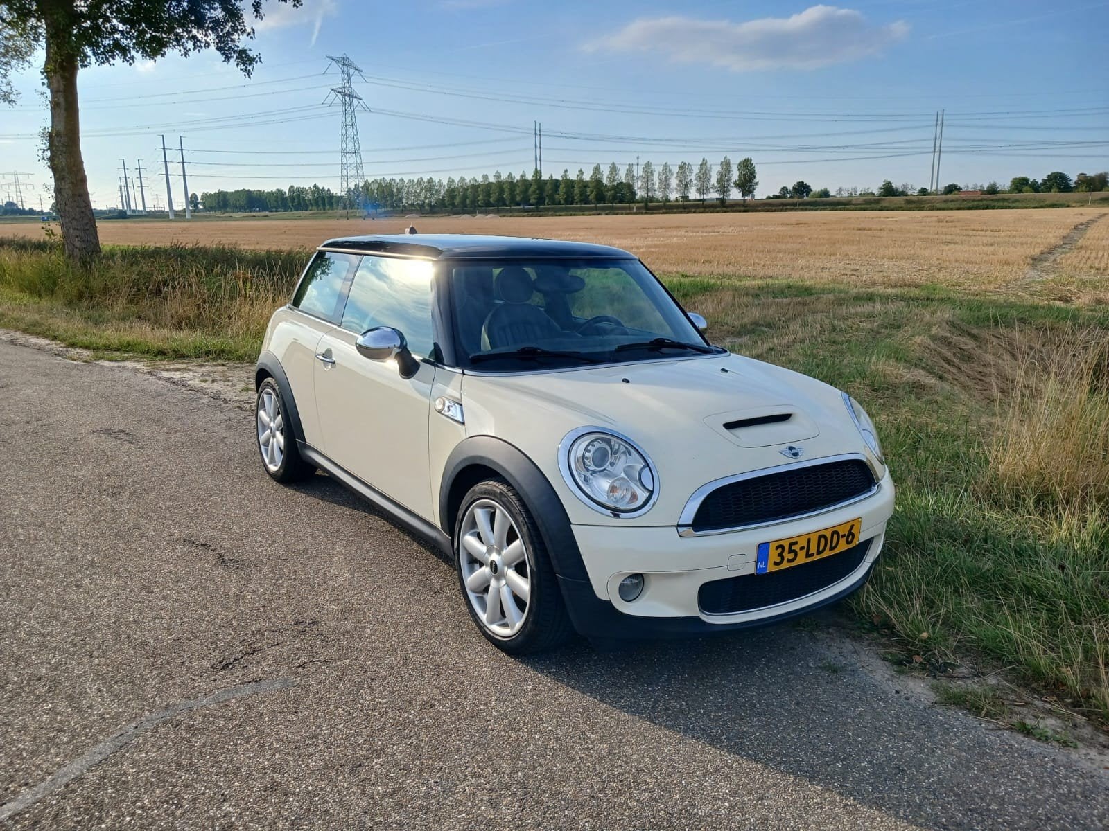 Mini 1.6 Cooper S 2010 Wit 2010, Auto's, Zwart, 4 cilinders, 4 stoelen, Handgeschakeld