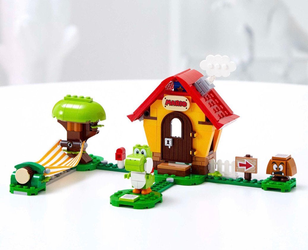 Super Mario Uitbreidingsset: Mario's huis & Yoshi, Kinderen en Baby's, Speelgoed | Duplo en Lego, Ophalen of Verzenden, Zo goed als nieuw