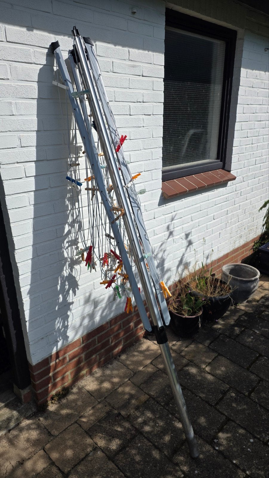 Ophalen in Gaanderen! Stevige droogmolen, inklapbaar, Tuin en Terras, Droogmolens en Wasrekken, Ophalen, Gebruikt, Droogmolen