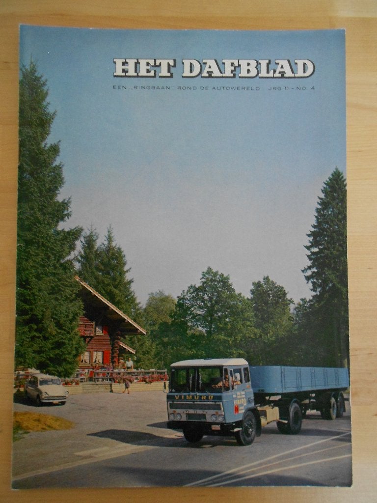 DAF DAFblad tijdschrift 1962 nummer 4 2600 Kikker 750 Bestel, Ophalen of Verzenden, Zo goed als nieuw, Overige merken, DAF