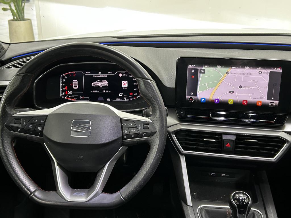 SEAT Leon 1.0 TSI FR Launch Edition NAVIGATIE | PARKEERSENSO, Stof, Gebruikt, Met garantie (alle), Leon