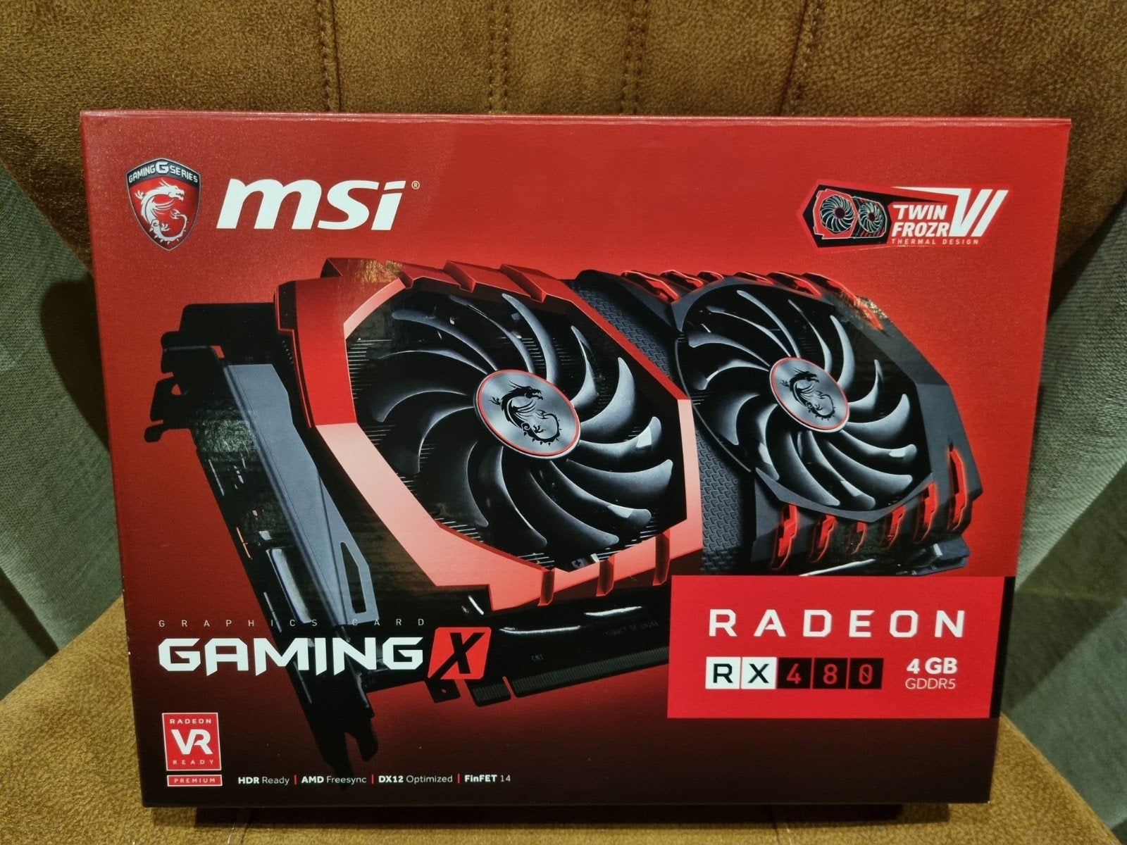 MSI Radeon RX 480 GAMING X 4G videokaart, Computers en Software, PCI-Express 3, AMD, HDMI, Ophalen of Verzenden