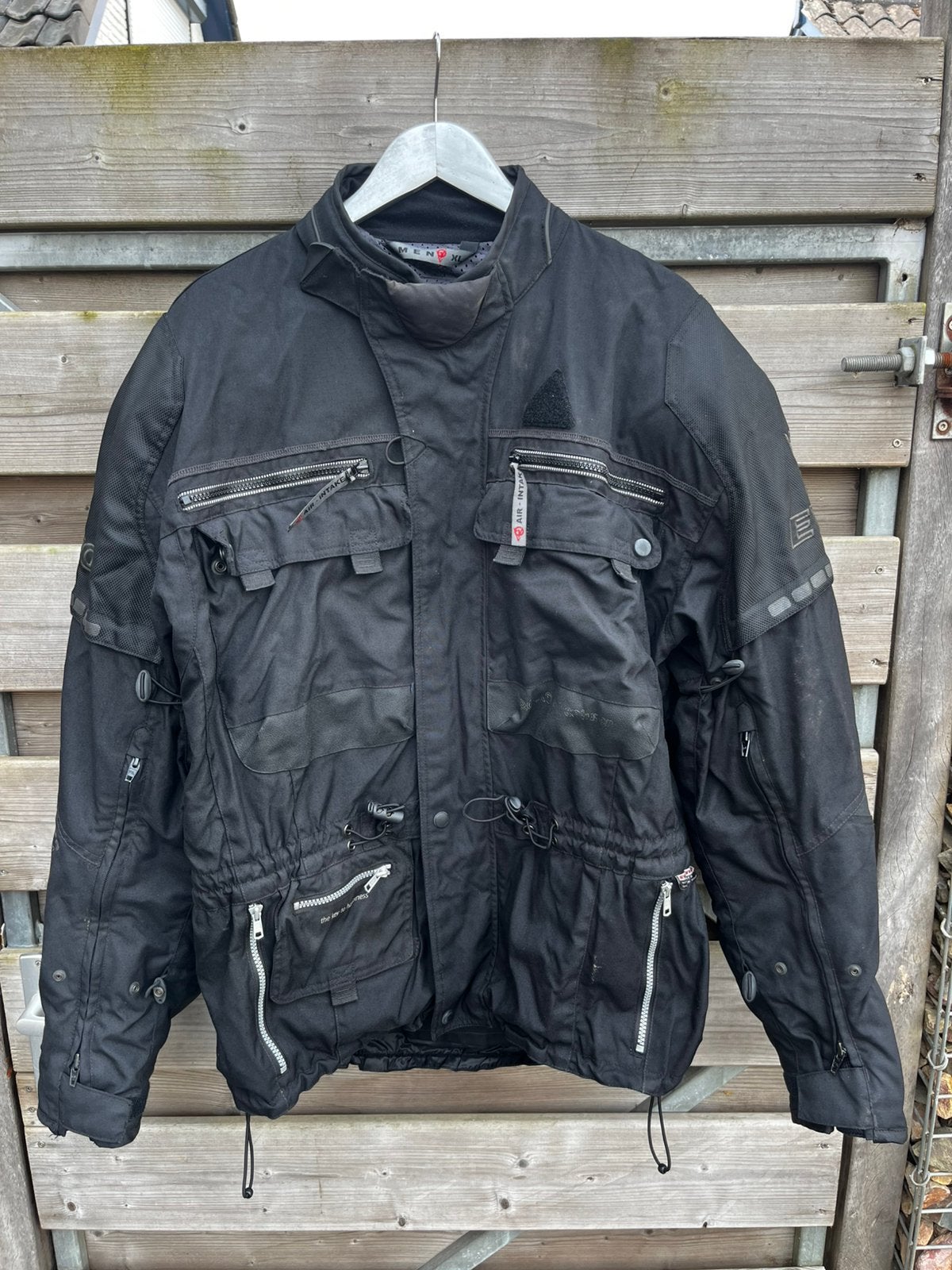 Evolution motor jas XL en Evolution motor broek XL, Ophalen of Verzenden, Tweedehands, Heren, Jas | textiel