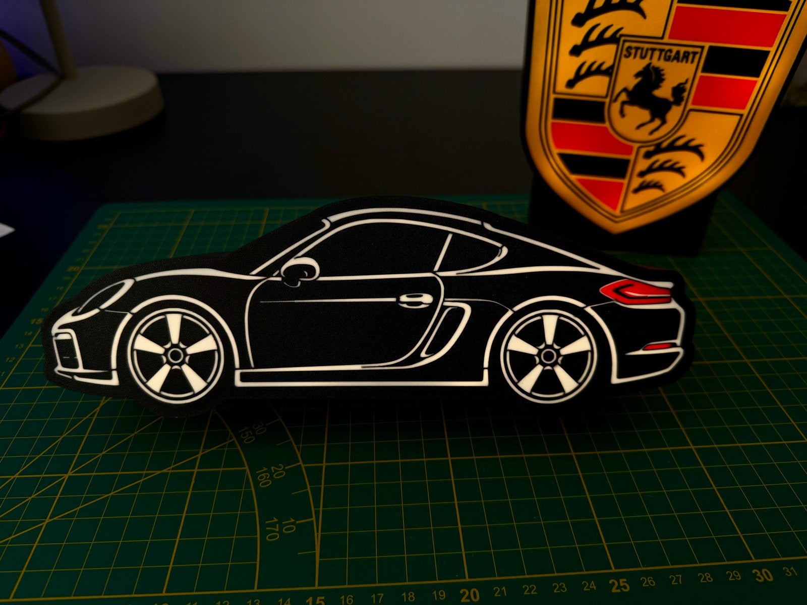 Porsche Cayman LED-lamp met afstandsbediening, Auto diversen, Ophalen of Verzenden, Nieuw