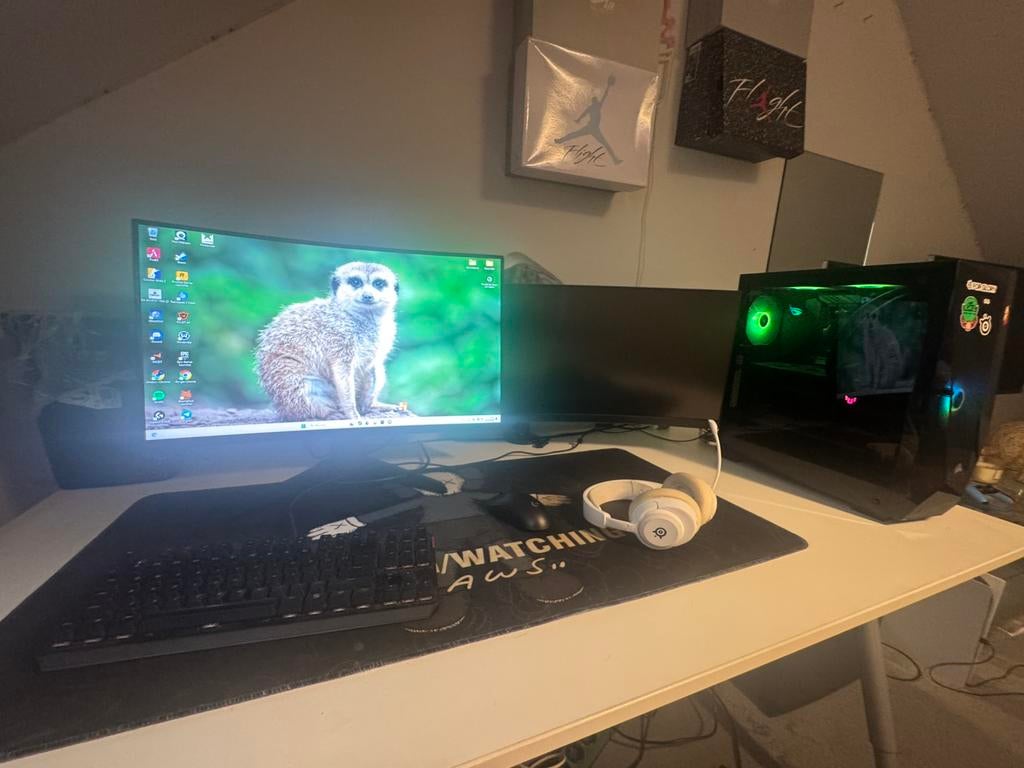 Gaming PC / AMD Ryzen 5 5600 6-Core NVIDIA GeForce RTX 3070, Overige genres, 1 speler, Ophalen of Verzenden, Zo goed als nieuw