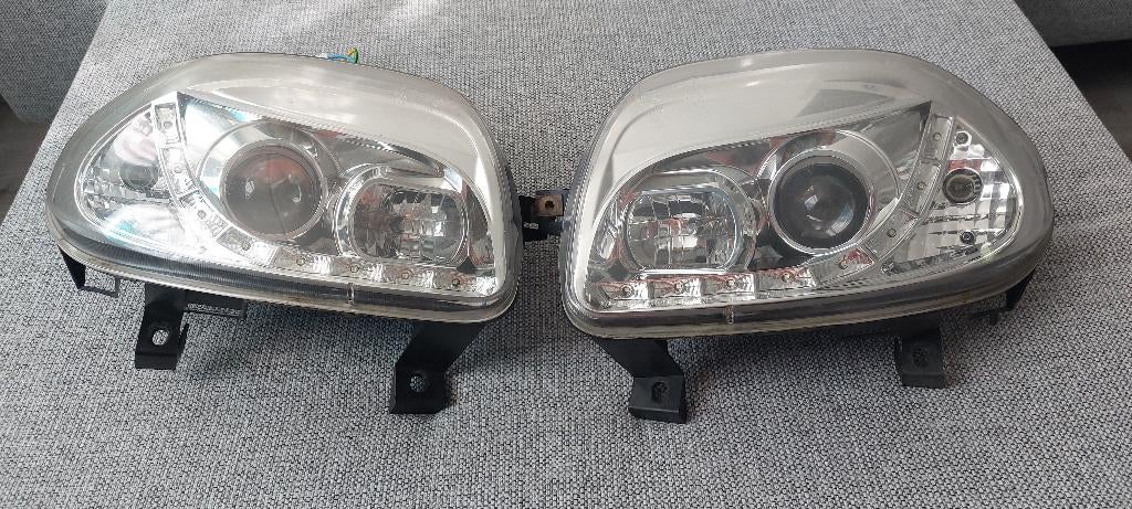 Devil Eyes LED koplamp set Renault Clio II 2, Auto-onderdelen, Ophalen of Verzenden, Nieuw, Renault