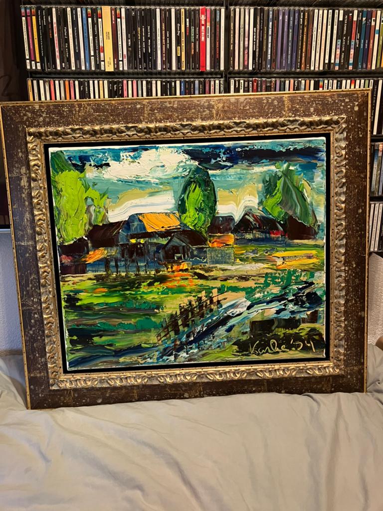 Orgineel (!) olieverfschilderij Jacob Kanbier, Antiek en Kunst, Ophalen of Verzenden