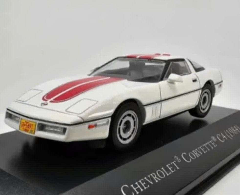 CHEVROLET CORVETTE C4 1984 schaal 1/43 American cars # 34, Hobby en Vrije tijd, Modelauto's | 1:43, Verzenden, Nieuw, Auto, Overige merken