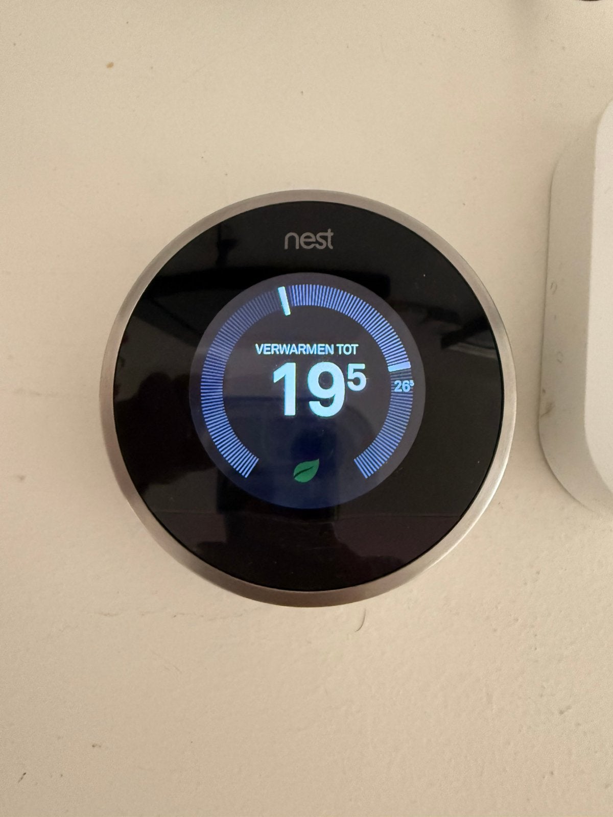 Google Nest Learning Thermostat (3e gen) inclusief Heat Link, Ophalen of Verzenden, Slimme thermostaat, Zo goed als nieuw