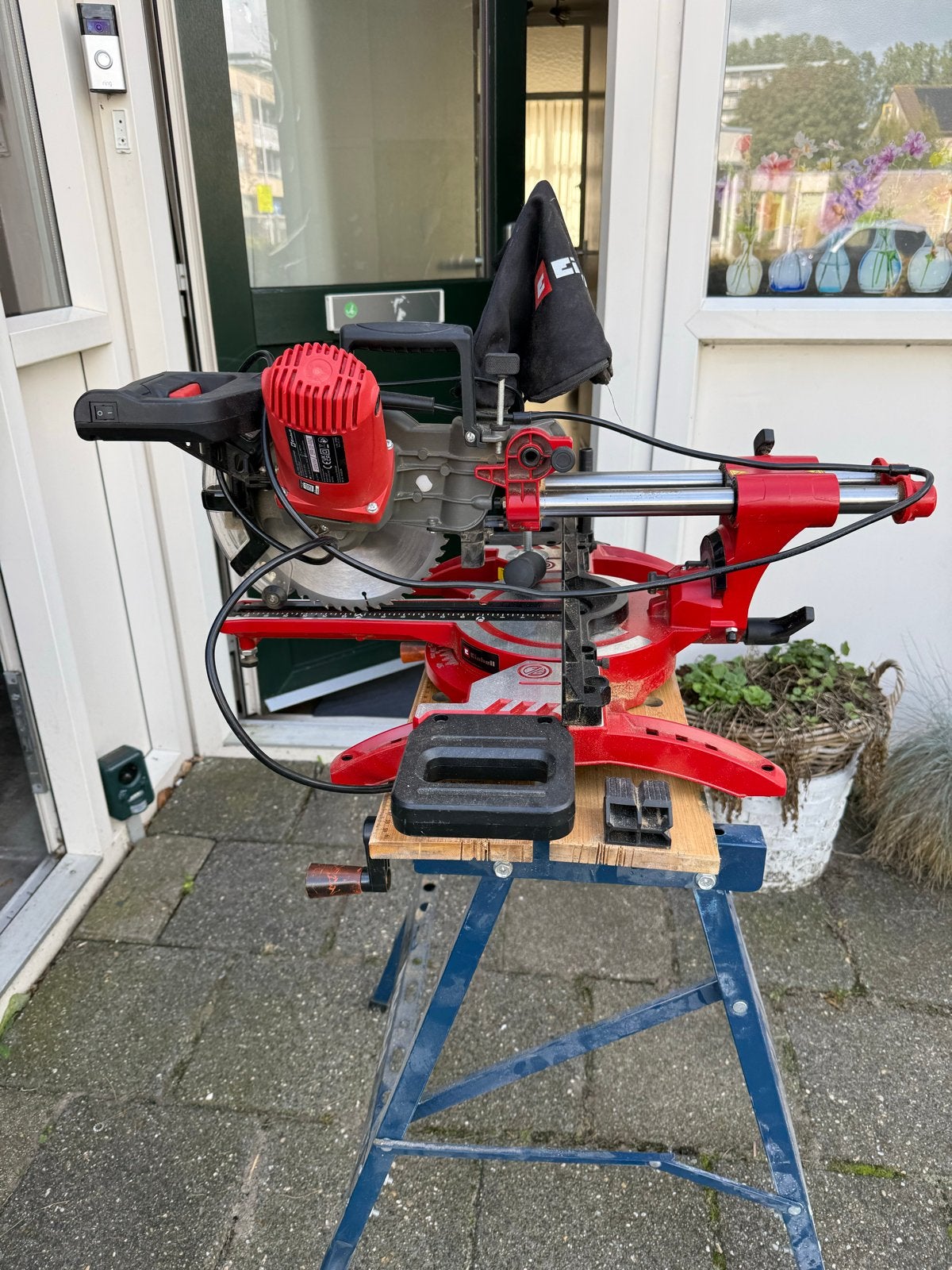Einhell Afkortzaag - Zo goed als nieuw, Ophalen, 70 mm of meer, Zo goed als nieuw, Afkortzaag
