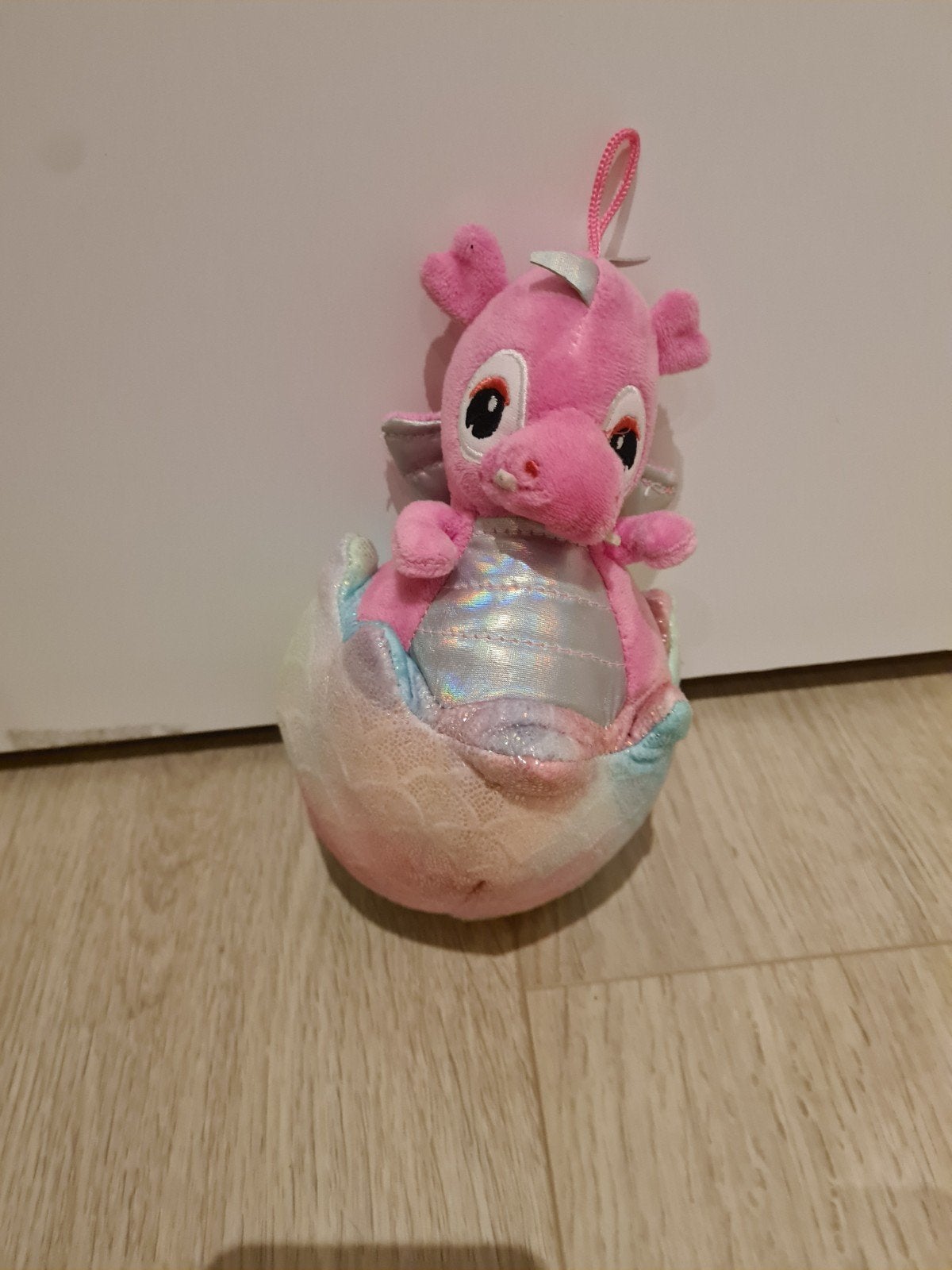 Roze draakje in ei knuffel., Overige merken, Overige karakters, Overige typen, Ophalen of Verzenden