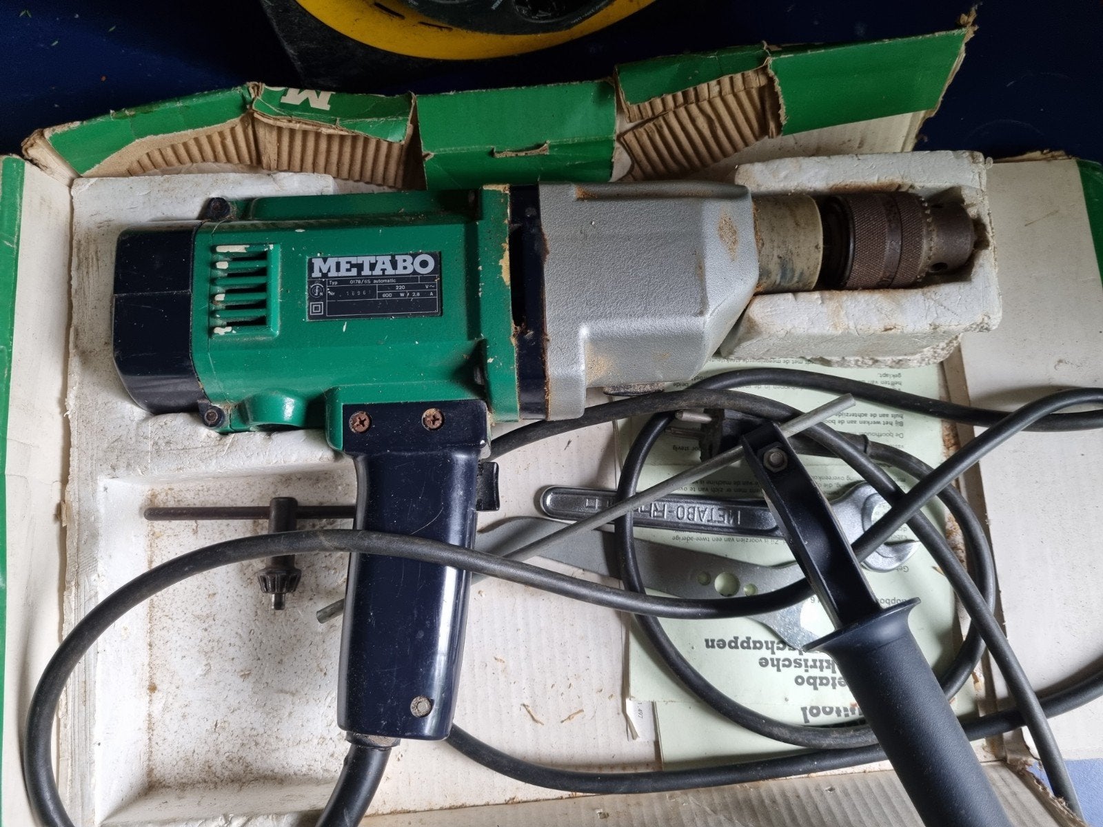 Metabo klopboormachine, Doe-het-zelf en Verbouw, Ophalen, Gebruikt, Boormachine