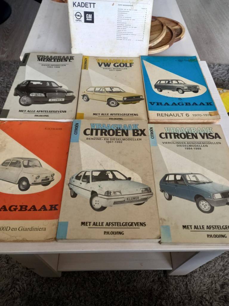 Vraagbaak Autoboeken: Opel, VW, Renault, Citroën, Mercedes, Ophalen of Verzenden