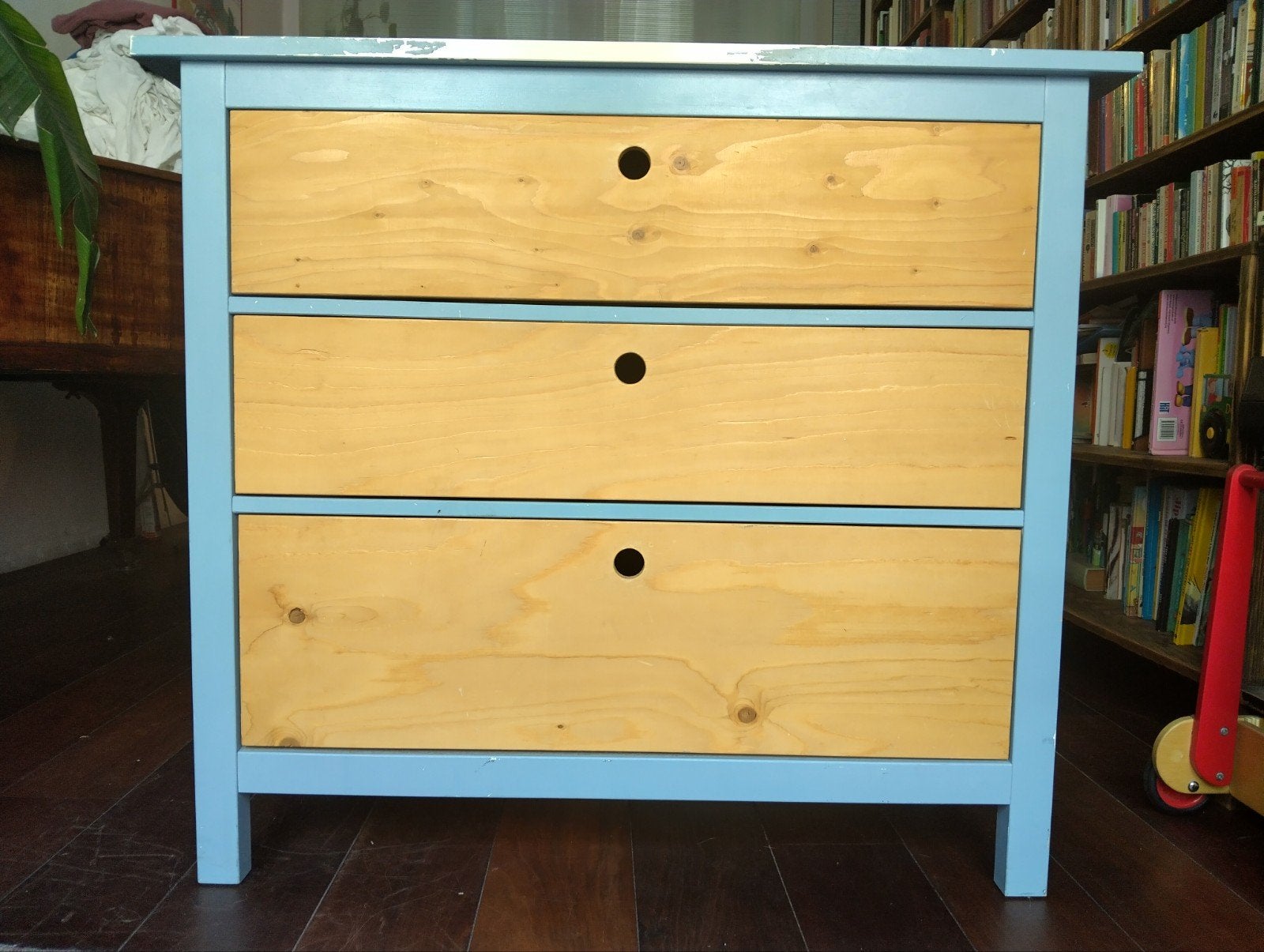 IKEA HACK - HEMNES ladekast - op maat gemaakte houten lades, Ophalen, 100 tot 150 cm, 3 of 4 laden, Minder dan 100 cm