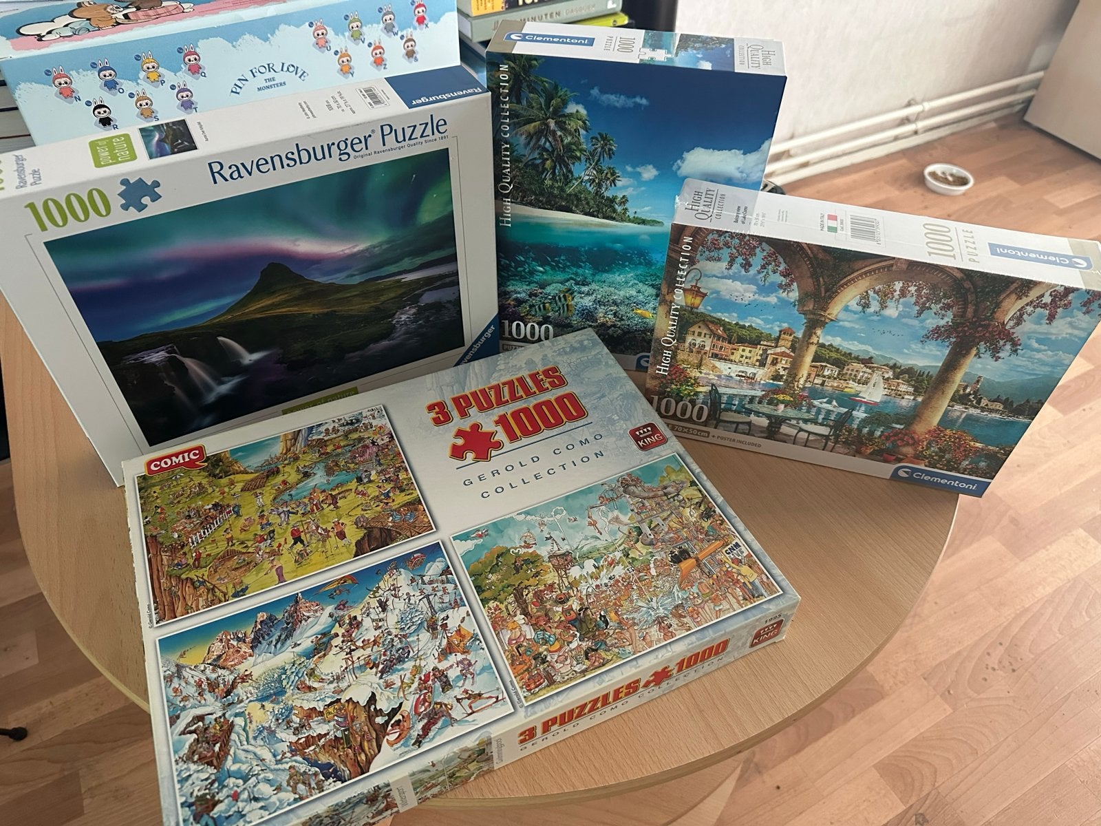 Diverse 1000-stukjes Puzzels: Ravensburger, Clementoni, Gero, Hobby en Vrije tijd, Denksport en Puzzels, Ophalen, 500 t/m 1500 stukjes