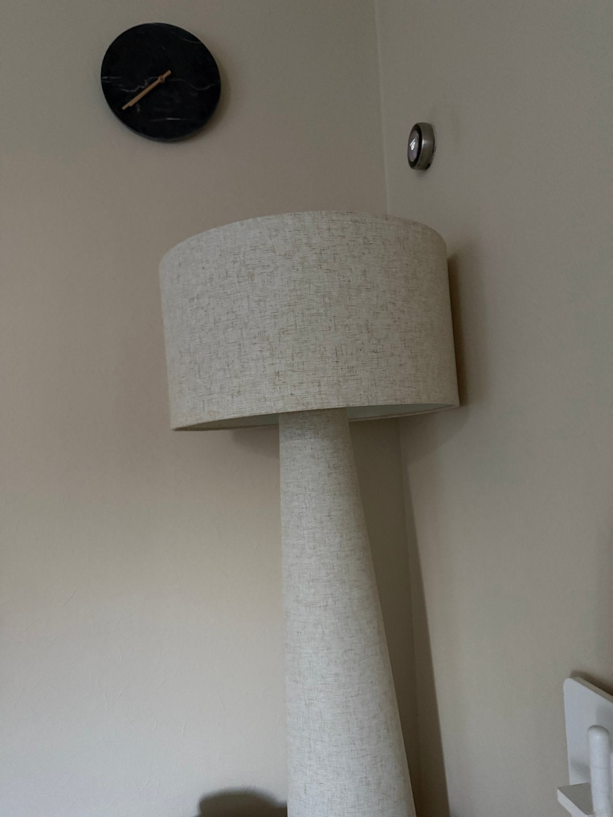 Kwantum stoffen lamp, Ophalen, Gebruikt, Textiel, E27 (groot)
