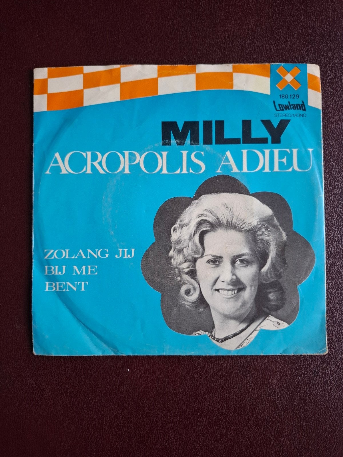 Milly - Acropolis Adieu / Zolang Jij Bij Mij Bent / Acropoli, Gebruikt, 7 inch, Ophalen of Verzenden, EP