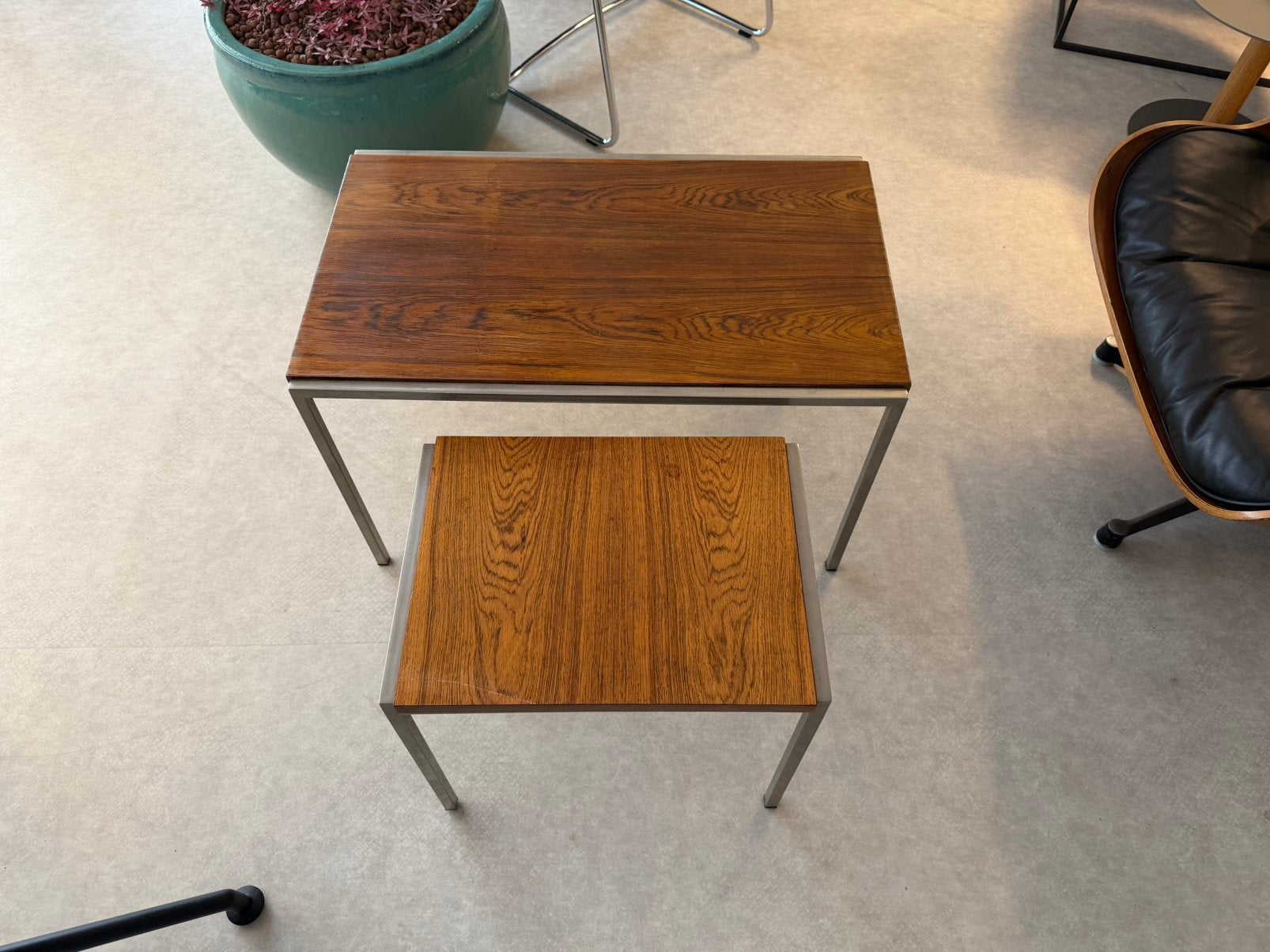 Pastoe Vintage bijzettafels, Minder dan 45 cm, Minder dan 55 cm, Gebruikt, Ophalen of Verzenden
