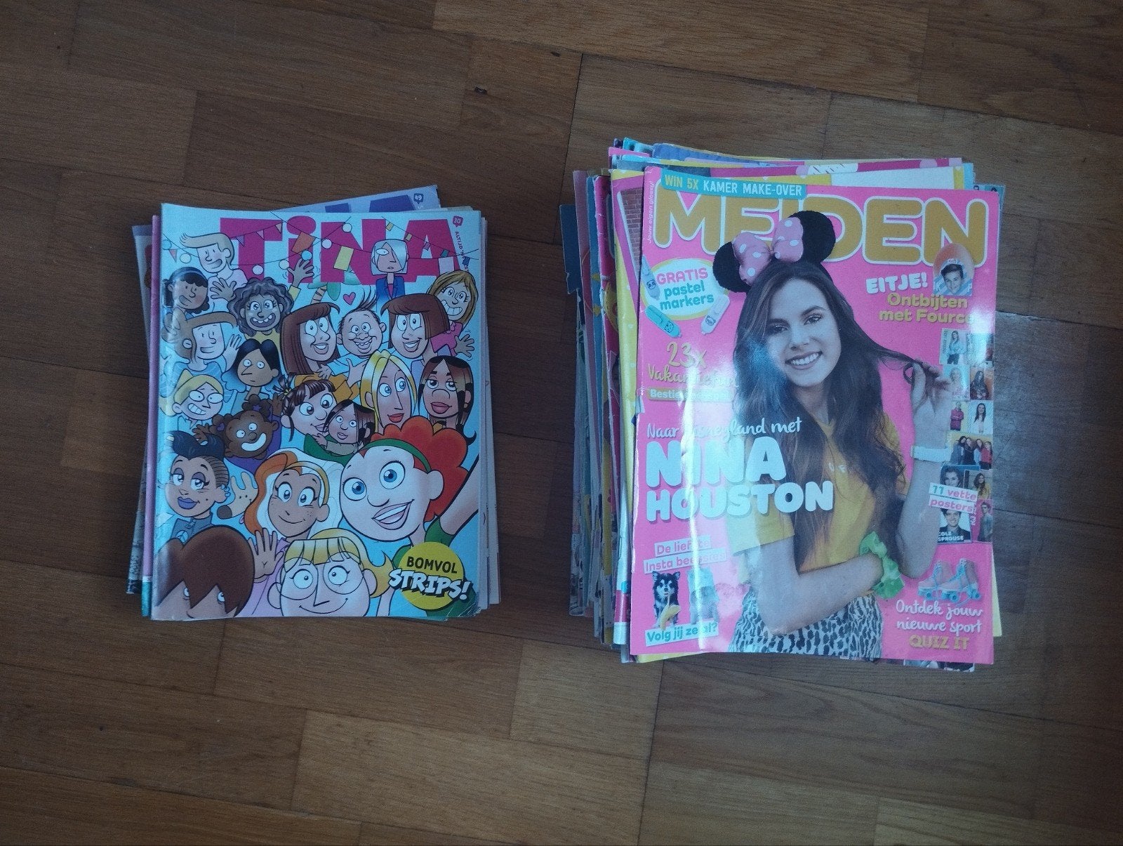 Meiden Magazines en Tina's, Ophalen, Gelezen, Overige typen